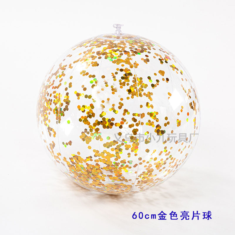 PVC Glow Beach Ball for Pool Party Fun